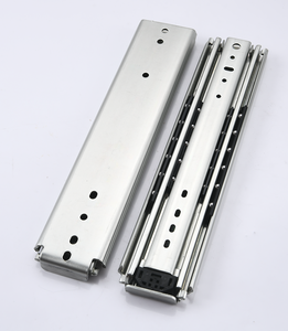 Clasificación de carga de 227kg sin función de bloqueo 76mm de profundidad 30 pulgadas Riel de cajón de extensión completa <span class=keywords><strong>Triple</strong></span> pliegue Diapositiva resistente - Product Image 3