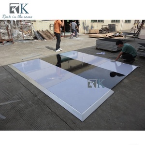 Pista de Baile Desmontable Blanca y Negra, Rampas de Aluminio y PVC/Contrachapado para Uso en Interiores/Exteriores, MOQ Bajo - Product Image 6