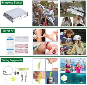 Trousse de premiers soins portable pour l'extérieur OEM avec hache et pelle multifonctions pour le camping et la randonnée - Product Image 6