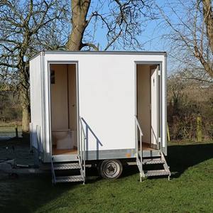 ห้องน้ำเคลื่อนที่แบบพกพา ห้องน้ำเคลื่อนที่สำหรับกิจกรรมกลางแจ้ง ห้องน้ำสำหรับตั้งแคมป์ พร้อมโถสุขภัณฑ์ ห้องน้ำเคลื่อนที่ในตู้คอนเทนเนอร์ - Product Image 2