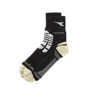 DIADORA UTILITY - 703.160486-C4699/L Chaussettes techniques de travail d'été, noir/gris-EAN 8030631194955 WORKWEAR ACCESSORIES - Product Image 1