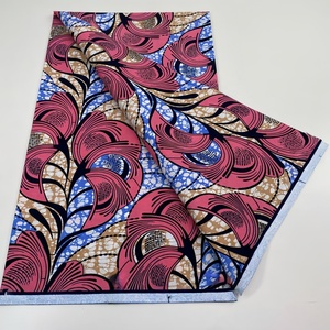 Véritable Super Vrai <span class=keywords><strong>Pagne</strong></span> Wax Garanti Tissu Africain Imprimé Robe Hollandaise Coton <span class=keywords><strong>6</strong></span> <span class=keywords><strong>Yards</strong></span> pour Vêtements - Product Image 5