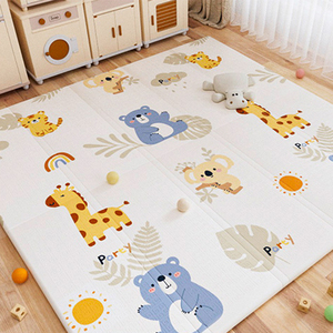 <span class=keywords><strong>Tapis</strong></span> de jeu pour bébé en <span class=keywords><strong>mousse</strong></span> XPE imperméable pliable de 2 cm d'épaisseur, <span class=keywords><strong>tapis</strong></span> de ramper portable pour bébés et tout-petits - Product Image 4