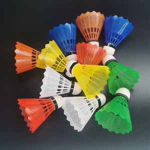 Wirtschaft licher Kunststoff Badminton Federball, Kinder bunte Spielzeug Badminton Bälle, 1 Dutzend Mix Colol in <span class=keywords><strong>Tupe</strong></span> Willkommen Zoll - Product Image 4