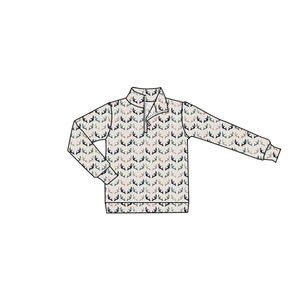 เสื้อซิปพิมพ์ลายเขากวางเล็กแบบสั่งทำพิเศษ BT1634 สำหรับผู้ใหญ่ สไตล์ตะวันตก ขายส่ง - Product Image 4