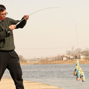 Solido bianco per UL Lure Rod <span class=keywords><strong>con</strong></span> Ultra morbido <span class=keywords><strong>elastico</strong></span> fusione pistola a manico dritto per il fondo di <span class=keywords><strong>pesca</strong></span> per bambini di filatura Reel Set - Product Image 2