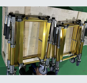 Tandu Pengangkut Jenazah Lipat yang Dapat Disesuaikan, Troli Jenazah, Troli Pemakaman, Truk Gereja, Truk Gereja dari Paduan Aluminium - Product Image 1