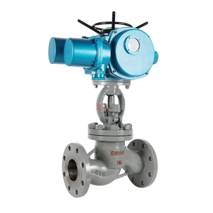 Válvula de Globo Eléctrica Motorizada de Vástago Ascendente con Brida, de Acero Inoxidable 304/316, 150LB, JIS 10K, 1.6MPa, WCB, Antiexplosión, AC380V - Product Image 5