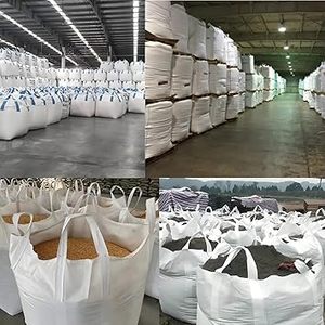 Huamaohengchun Bolsa de carga pesada de 35"L x 35"W x 43"H, capacidad de carga de 2200 libras, con base plana y tapa tipo duffle, para la industria y agricultura. - Product Image 6