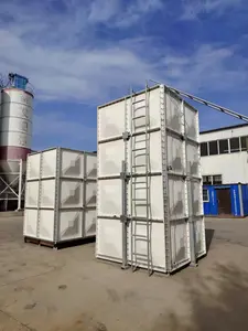 ISO China Factory Fire Reserve Storage Tanks Premium GRP FRP Purified Water Storage Tank