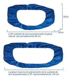 Housse de climatisation bleue pour unité murale, en plastique durable, pour usage domestique - Product Image 4