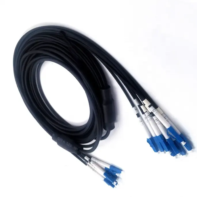 100M 200M 300M 8core 6core 4core 2 core cabos de fibra óptica 100m bobina de cabo reboque do tambor lc lc patch cord sdi cabo