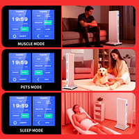 Panneau de luminothérapie rouge commercial, appareil de photothérapie LED haute puissance, thérapie par lumière infrarouge pour clinique