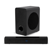 KENUO 2.1CH 60W Bluetooth Kabellose Soundbar Heimklangsystem Drahtlose TV-Soundbar Lautsprecher für TV Heimkino