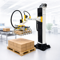 Palettiseuse automatique robotisée 4 axes de type colonne pour le déballage et le palettisation de sacs de 50 kg, avec PLC et moteur