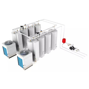 Sistema de Bomba de Calor de Aire 380V R-410A Metálico de Ahorro Energético para Calefacción y Refrigeración de Agua Fría y Caliente - Product Image 3