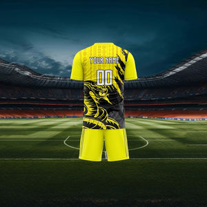 T-shirt de football personnalisé avec impression du nom et du numéro de l'équipe - Product Image 4