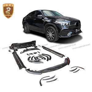 Guardabarros anchos estilo MSY para coche, parachoques delantero, trasero, alerón, Kit de carrocería para <span class=keywords><strong>Mercedes</strong></span> Bens <span class=keywords><strong>GLE</strong></span> <span class=keywords><strong>63</strong></span> <span class=keywords><strong>Coupe</strong></span> GLE350 GLE450, actualización - Product Image 3