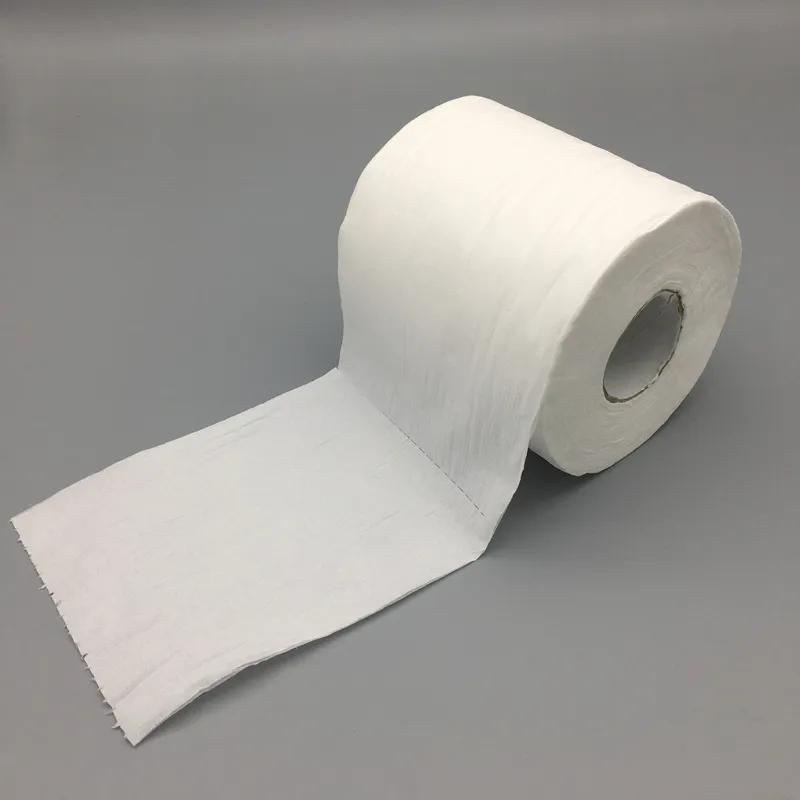 Papier toilette biodégradable 3 couches, étiquette privée, vente en gros, papier toilette en bambou
