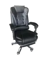 Mobilier design moderne fauteuil de bureau de jeu à haut dossier en cuir Pu ergonomique avec appui-tête