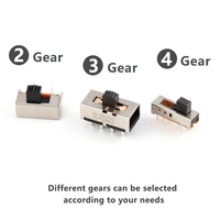 Interrupteurs à glissière SS13D01-VG6 Interrupteur à 3 positions Dpdt Slide pour jouet 1p3t Dip Vertical Slide Switch