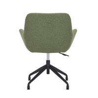 Chaise de bureau pivotante réglable en tissu vert pour la maison et le bureau, vente en gros