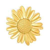 Bague en acier inoxydable haut de gamme pour femme à la mode Design ouvert plaqué or avec fleur coeur étoile de mer transfrontalière sans ternissement