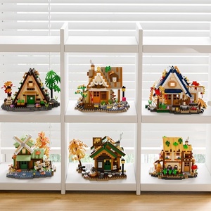 Compatible <span class=keywords><strong>avec</strong></span> <span class=keywords><strong>les</strong></span> blocs de construction en plastique pour maison forestière, vue sur la rue, moulin à vent fait main, <span class=keywords><strong>cabane</strong></span> <span class=keywords><strong>dans</strong></span> <span class=keywords><strong>les</strong></span> <span class=keywords><strong>arbres</strong></span> pour enfants - Product Image 3