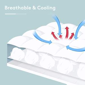 ที่นอนโฟมแบบโมเดิร์น Homerigh พร้อมแผ่นเจลระบายอากาศแบบพับได้ ปรับแต่งได้ เหมาะสำหรับโรงเรียน บ้านพักตากอากาศ บ้าน และโรงพยาบาล - Product Image 4