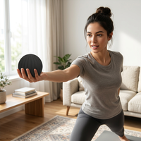 Balle lestée en silicone de qualité supérieure, noyau solide, 1,5 kg, pour le yoga, le Pilates et l'entraînement de force