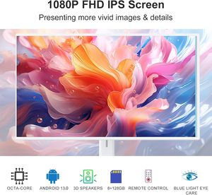 Rechargeable Movable Smart Television 32 Inch Led & Lcd Rotating Digital Display Interactive Television 4K Smart <b>Tv</b> FLY-GMJ Rech - Product Image 5
