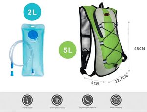 Mochila de Hidratación para Correr y Ciclismo, 5L, Moderna, para Camping, con Bolsa de Agua, para Senderismo - Product Image 5
