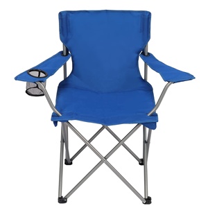 Silla Plegable Portátil Negra para Pesca al Aire Libre, Jardín, Festival, Picnic, Playa y Camping con Portavasos - Product Image 2