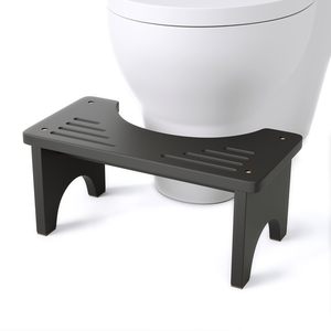 Taburete de inodoro negro JQ, taburete de caca de madera de bambú Natural para <span class=keywords><strong>adultos</strong></span> y niños - Product Image 1