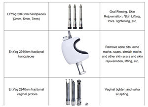 เครื่องเลเซอร์กำจัดรอยแผลเป็นแบบ1064nm 2940nm เลเซอร์เศษส่วนกระชับผิว2940nm - Product Image 4