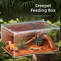 Enclos pour reptiles en acrylique transparent haute définition, rack pour reptiles, terrarium en acrylique, présentoir pour reptiles en acrylique