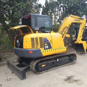 Excavadora Usada Komatsu PC56 de 5.6 Toneladas, Motor Cummins, Bomba Hidráulica Kawasaki, Motor Original Japonés, 1200-2000 Horas, 90% Nueva - Product Image 3