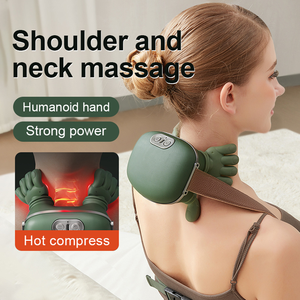 Masajeador Portátil Inalámbrico con Control Remoto para Cuello y Hombros, Masaje de Tejido Profundo con Calor, Vibración y Amasamiento para Aliviar el Dolor Corporal - Product Image 4