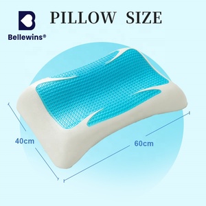 Cuscino Bellewins in Memory Foam Gel a Lento Ritorno, Rinfrescante e Sagomato per Alleviare i Sudori Notturni - Product Image 5