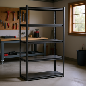 Étagères de rangement pour garage 18x40x72 pouces, 5 niveaux, métal, type industriel, pour l'organisation du garage - Product Image 2