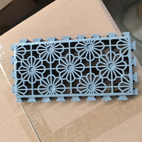 Pabrik Weihua Menyediakan Lantai Plastik Grille 20x20cm Model 30 Cetakan Satu Bagian untuk Kolam/Pit dengan Permukaan Bertekstur Anti-Selip.