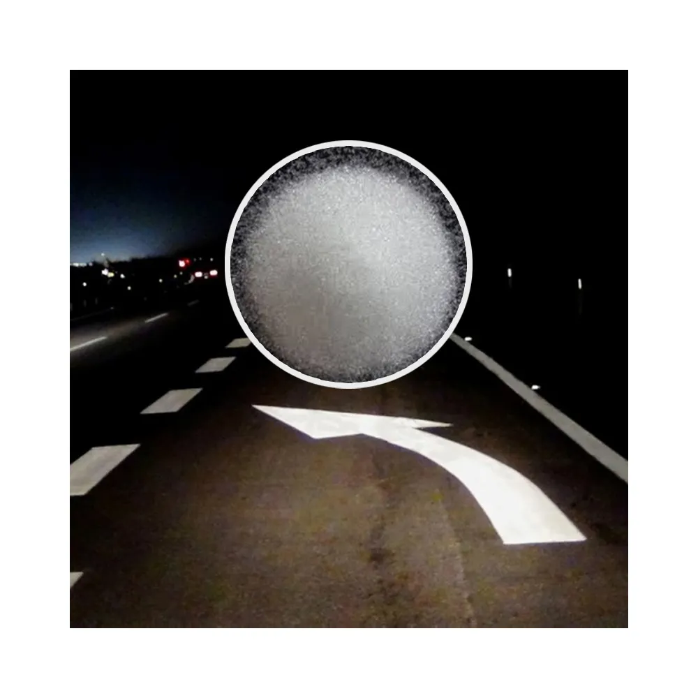 ホットメルト舗装高速道路の安全性反射ガラスビーズロードマーキングパンツ