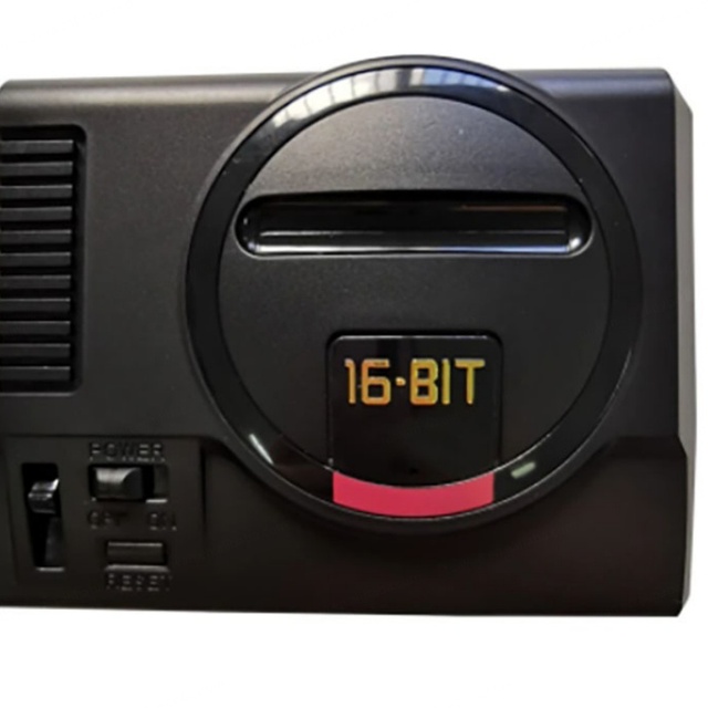 Retro Genesis 208 Games 16 Bit TV Game Console MegaDrive Wired Connection Supports Multi-Players Includes Controller CE ABS