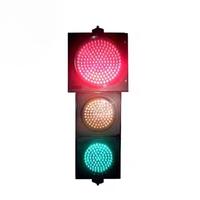 Lampu peringatan lalu lintas Led tenaga surya 300mm, lampu pengontrol sistem lampu sinyal travico, pengatur waktu hitung mundur