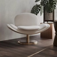 Chaise simple pétale de luxe à lumière directe d'usine-parfaite pour le balcon ou le jardin du salon de la villa comme chaise