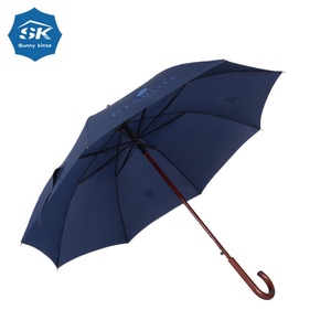 Paraguas Recto Azul Marino Extra Largo, 105 cm de Diámetro, Gran Cobertura, Ideal para Personas Altas y Uso Familiar - Product Image 1
