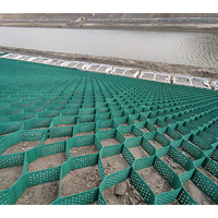 50mm 100mm Hauteur HDPE Geocell Allée Gravel Grid Geocell pour la stabilisation du sol Murs de soutènement Geo Cell