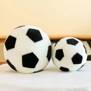 Peluche de fútbol de simulación, muñeco infantil, pelota de fútbol redonda, almohada suave, muñeco de peluche para máquina de garras, regalo de vacaciones para niño - Product Image 3