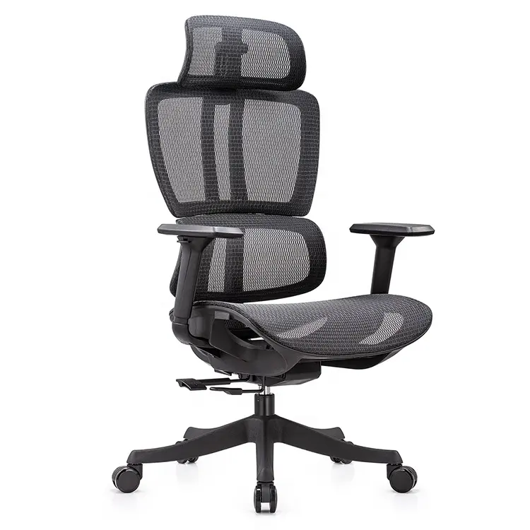 Free Sample Hot Sale Office Chair Breathable Full Mesh Chair Seat Adjustable Executive Ergonomic Chair For Office With Headrest