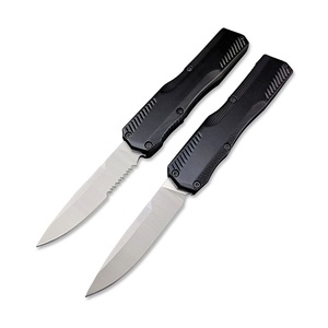 Navaja de Bolsillo Multifuncional de Alta Dureza para Exteriores, Semiserrada, para Caza y Camping, Acero 440C de Grado Industrial, OEM Zinc - Product Image 1